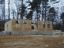 Front View of Framing